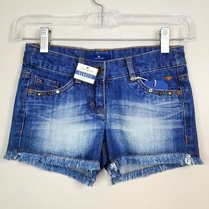 Tom Tailor Denim Shorts W/ Studded pockes, Size XS/128EU/8US ~ NWT